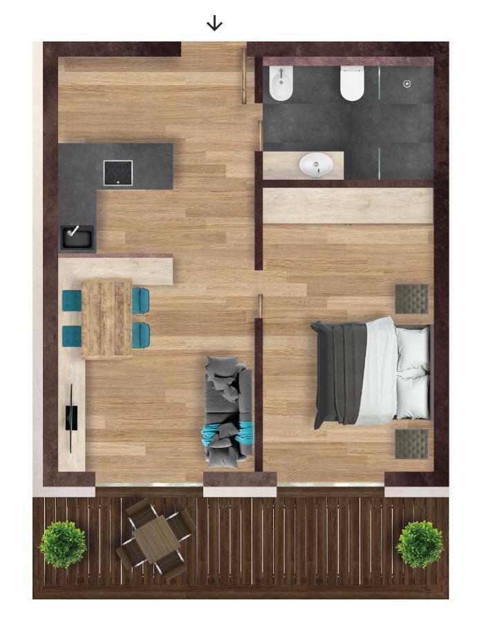 Movi Family Apart-Hotel ****S Kurfar Exterior foto