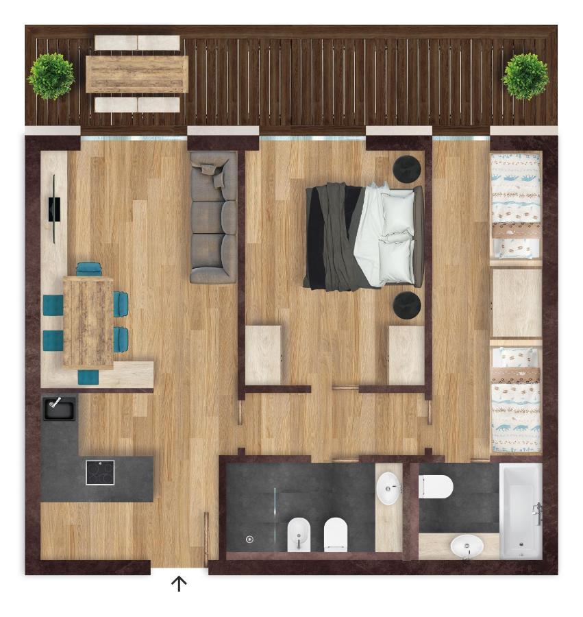 Movi Family Apart-Hotel ****S Kurfar Exterior foto